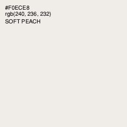 #F0ECE8 - Soft Peach Color Image
